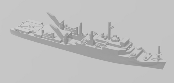 Auxiliary - Thomaston Amphibious Dock - US Navy - Wargaming - Axis and Allies - Naval Miniature -  Warships