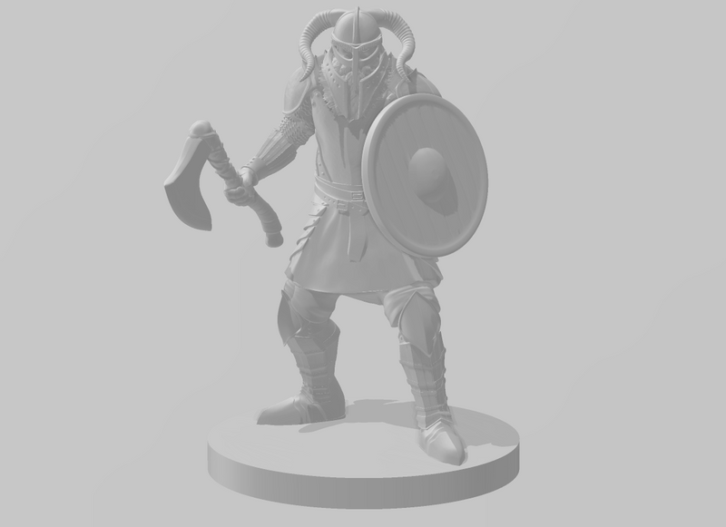 Einherjar - DND - Pathfinder - Dungeons & Dragons - RPG - Tabletop - mz4250- Miniature-28mm-1"Scale