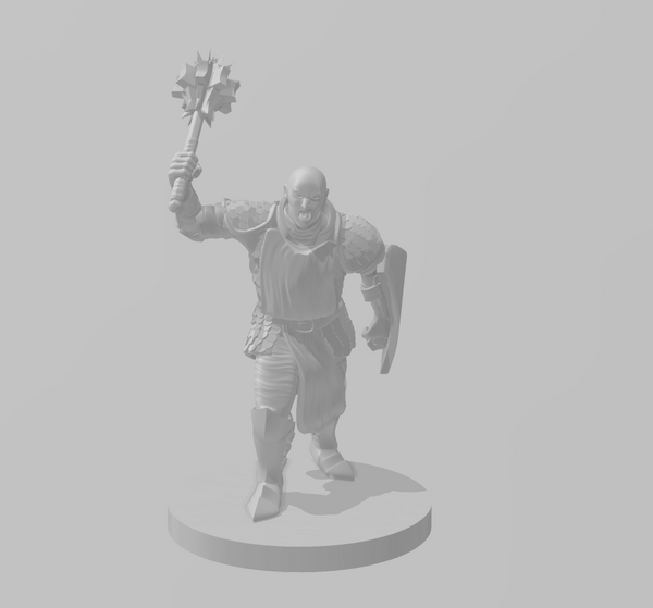 Goliath Male Cleric- DND - Pathfinder - Dungeons & Dragons - RPG - Tabletop - mz4250- Miniature-28mm-1"Scale