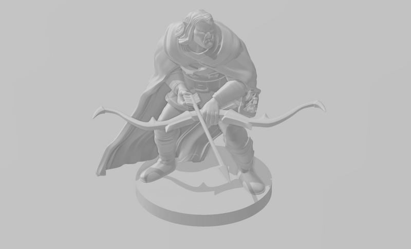 Half Orcs - DND - Pathfinder - Dungeons & Dragons - RPG - Tabletop - mz4250- Miniature-28mm-1"Scale