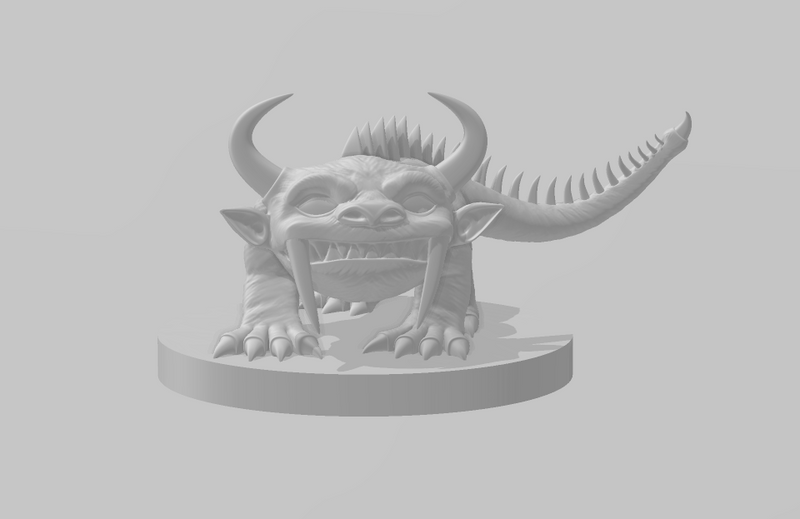 Hodag - DND - Pathfinder - Dungeons & Dragons - RPG - Tabletop - mz4250- Miniature-28mm-1"Scale