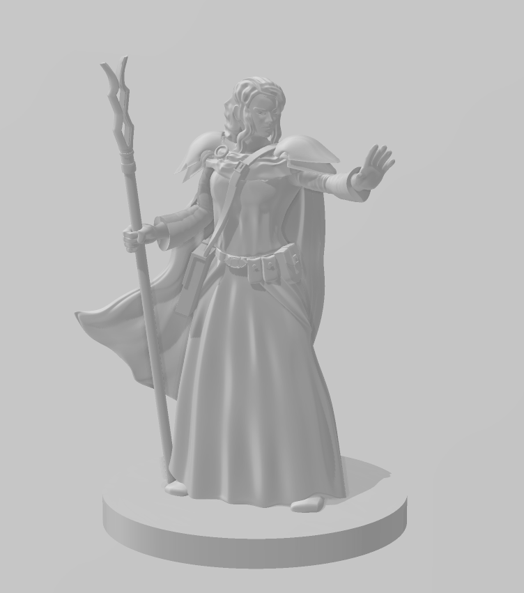 Female Humans Pack 1 - DND - Pathfinder - Dungeons & Dragons - RPG - Tabletop - mz4250- Miniature-28mm-1"Scale