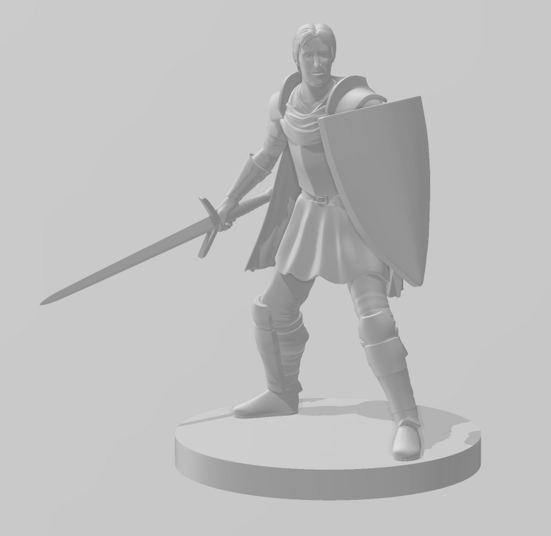 Male Humans Pack 4 - DND - Pathfinder - Dungeons & Dragons - RPG - Tabletop - mz4250- Miniature-28mm-1"Scale