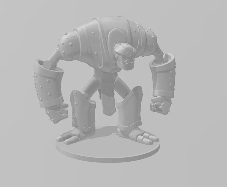 Mithral Golem - DND - Pathfinder - Dungeons & Dragons - RPG - Tabletop - mz4250- Miniature-28mm-1"Scale