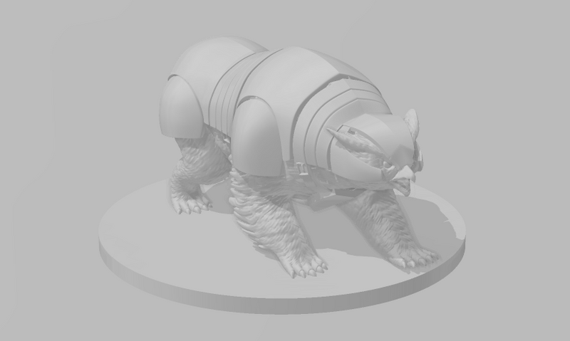 Owlbears- DND - Pathfinder - Dungeons & Dragons - RPG - Tabletop - mz4250- Miniature-28mm-1"Scale