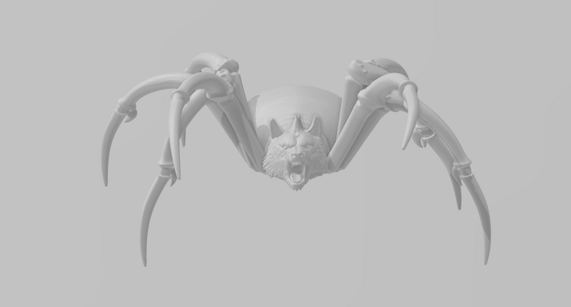 Spyder Fiend - DND - Pathfinder - Dungeons & Dragons - RPG - Tabletop - mz4250- Miniature-28mm-1"Scale