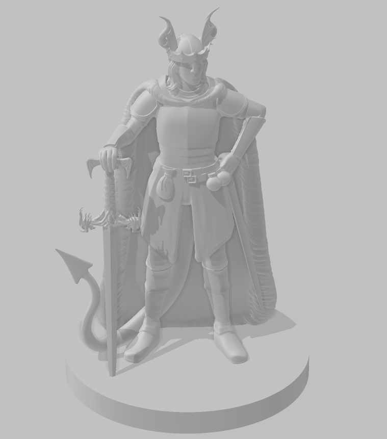 Tieflings - DND - Pathfinder - Dungeons & Dragons - RPG - Tabletop - mz4250- Miniature-28mm-1"Scale