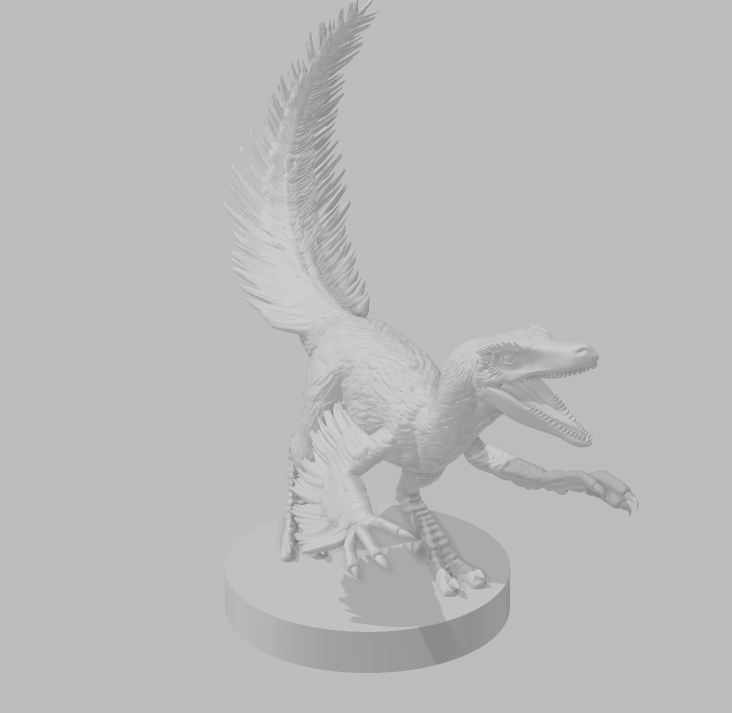 Velociraptor - DND - Pathfinder - Dungeons & Dragons - RPG - Tabletop - mz4250- Miniature-28mm-1"Scale