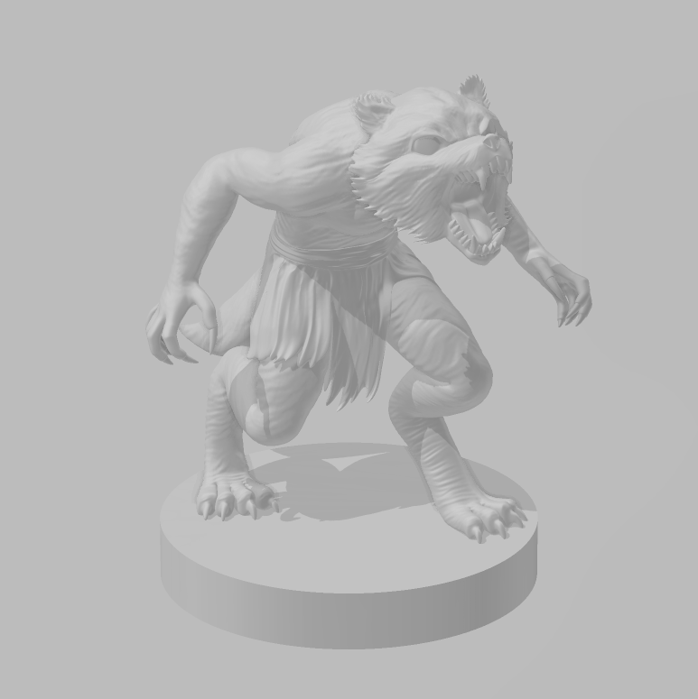 Were-folk - DND - Pathfinder - Dungeons & Dragons - RPG - Tabletop - mz4250- Miniature-28mm-1"Scale