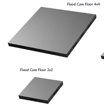 Flood Cave Floor - 28 mm / 1" - DragonLock - DND - Pathfinder - RPG - Dungeon & Dragons - Terrain - Fat Dragon Games