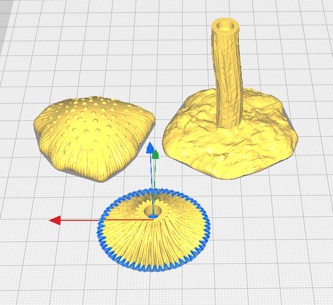 LED Mushrooms - 28 mm / 1" - DragonLock - DND - Pathfinder - RPG - Dungeon & Dragons - Terrain - Fat Dragon Games