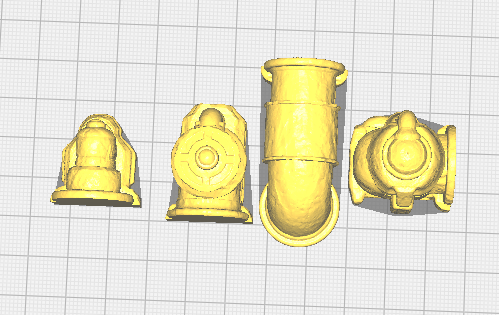 Modular Piping - Bolts and Brimstone - Scatter - EC3D - Steampunk - SciFi RPG