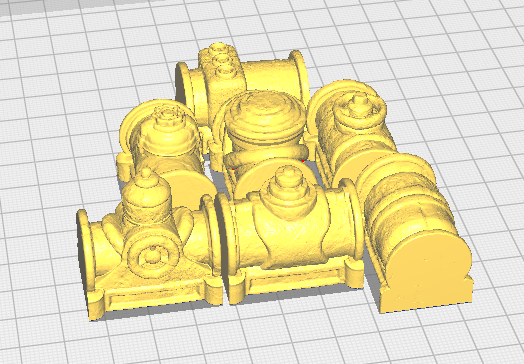 Modular Piping - Bolts and Brimstone - Scatter - EC3D - Steampunk - SciFi RPG