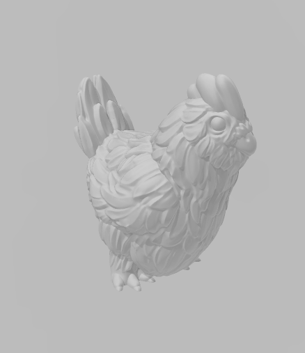 Chickens - Everyday Folk - Minis - EC3D - - Dungeons & Dragons - RPG - Tabletop - EC3D - Miniature