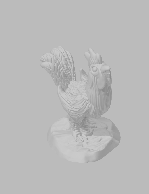 Chickens - Everyday Folk - Minis - EC3D - - Dungeons & Dragons - RPG - Tabletop - EC3D - Miniature