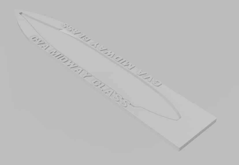 Midway Class Post War - Ship Bases - Naval Miniature Bases