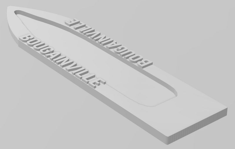 Casablanca Class Lot 1 - Ship Bases - Naval Miniature Bases