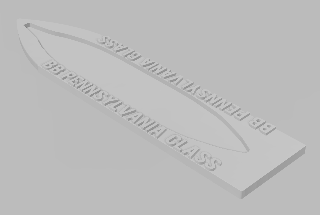 Pennsylvania Class - Ship Bases - Naval Miniature Bases