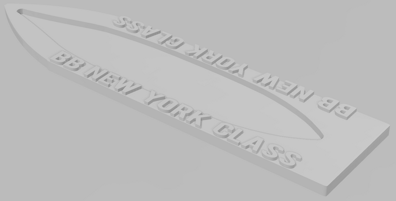 New York Class - Ship Bases - Naval Miniature Bases