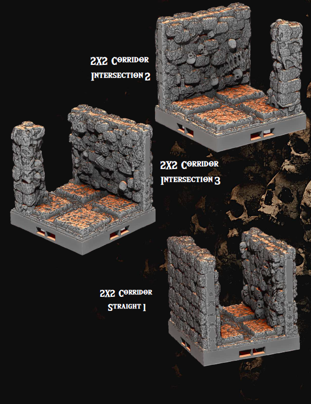 The Gloomcore Part 1 - Pathfinder - Dungeons & Dragons - RPG - Tabletop-Terrain - 28 mm / 1"- Aether Studios