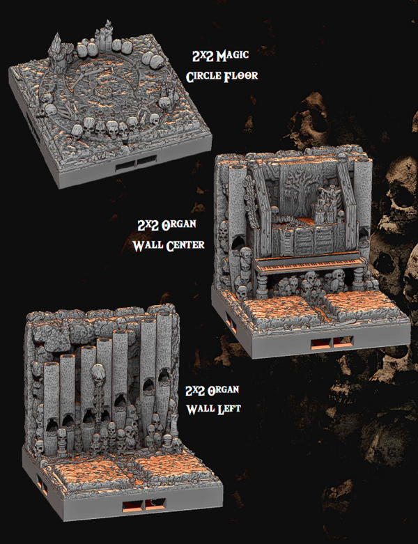 The Gloomcore Part 2 - Pathfinder - Dungeons & Dragons - RPG - Tabletop-Terrain - 28 mm / 1"- Aether Studios