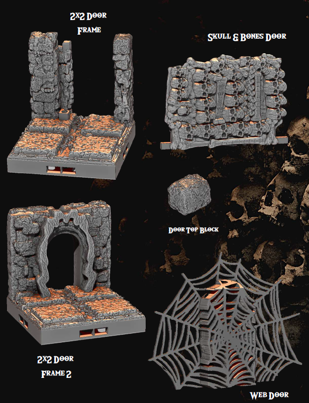 The Gloomcore Part 3 - Pathfinder - Dungeons & Dragons - RPG - Tabletop-Terrain - 28 mm / 1"- Aether Studios