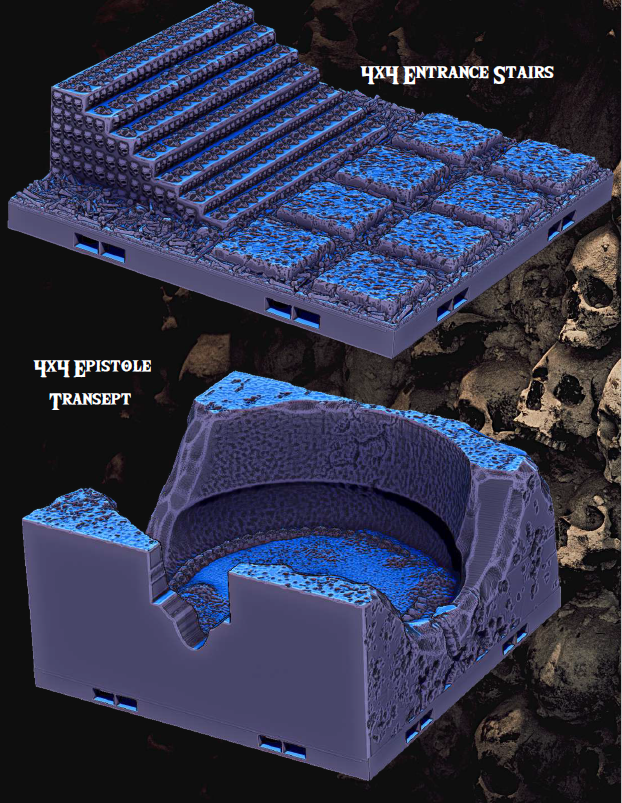 Brekkis Bastille  - Pathfinder - Dungeons & Dragons - RPG - Tabletop-Terrain - 28 mm / 1"- Aether Studios