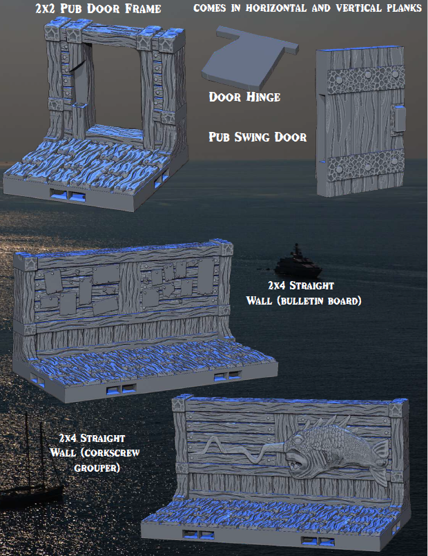 Karlaaga Pub Part 3 - Pathfinder - Dungeons & Dragons - RPG - Tabletop-Terrain - 28 mm / 1"- Aether Studios