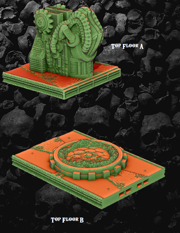 Aescelarium - Pathfinder - Dungeons & Dragons - RPG - Tabletop-Terrain - 28 mm / 1"- Aether Studios