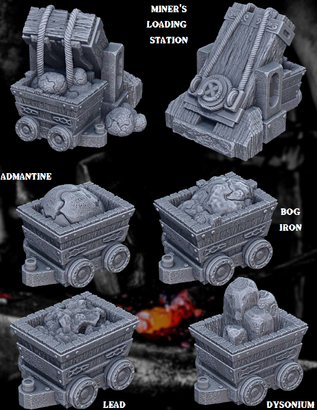 Clan Ingot Breaker Part 1 - Pathfinder - Dungeons & Dragons - RPG - Tabletop-Terrain - 28 mm / 1"- Aether Studios