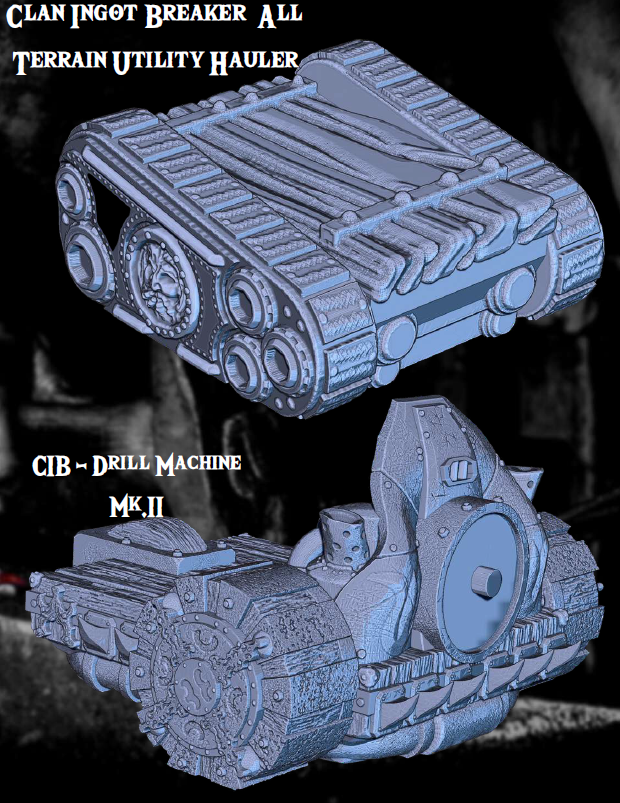 Clan Ingot Breaker Part 2 - Pathfinder - Dungeons & Dragons - RPG - Tabletop-Terrain - 28 mm / 1"- Aether Studios