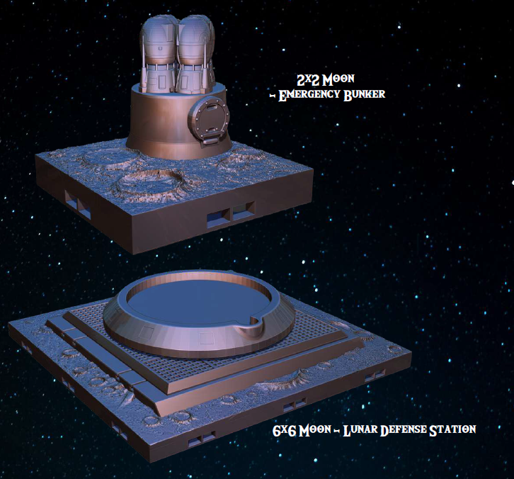 Moonbase Expo Set - Pathfinder - Dungeons & Dragons - RPG - Tabletop-Terrain - 28 mm / 1"- Aether Studios