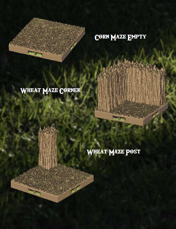 Peaceful Farm Part 1 - Pathfinder - Dungeons & Dragons - RPG - Tabletop-Terrain - 28 mm / 1"- Aether Studios