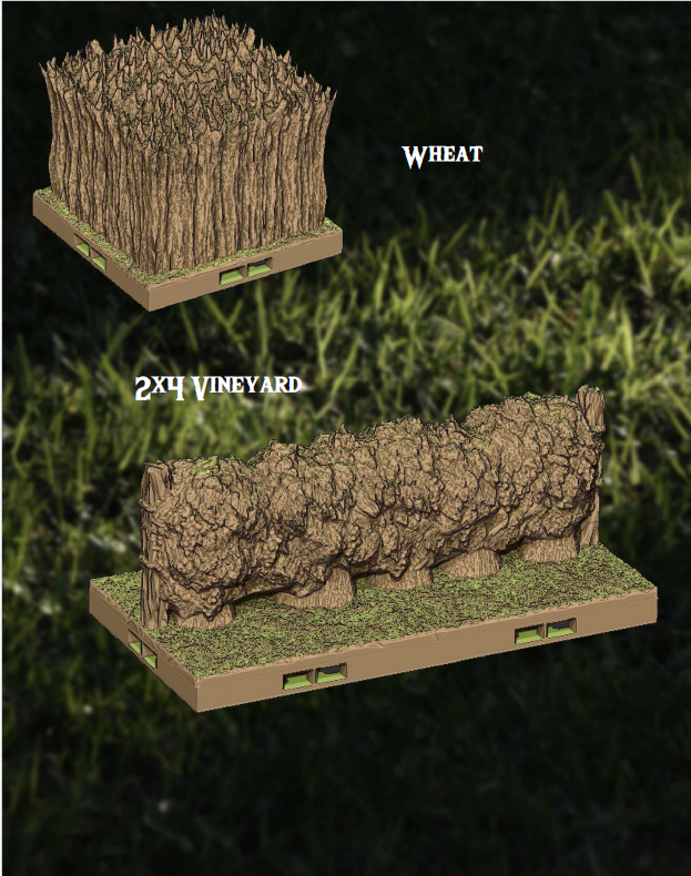 Peaceful Farm Part 1 - Pathfinder - Dungeons & Dragons - RPG - Tabletop-Terrain - 28 mm / 1"- Aether Studios