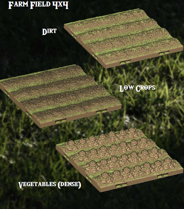 Peaceful Farm Part 2 - Pathfinder - Dungeons & Dragons - RPG - Tabletop-Terrain - 28 mm / 1"- Aether Studios