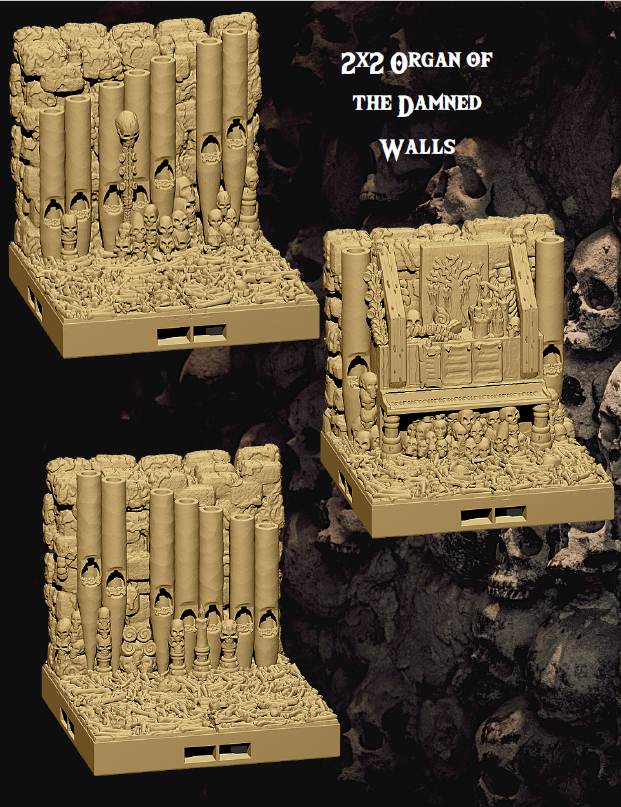 Catacombs Set 4 - Pathfinder - Dungeons & Dragons - RPG - Tabletop-Terrain - 28 mm / 1"- Aether Studios