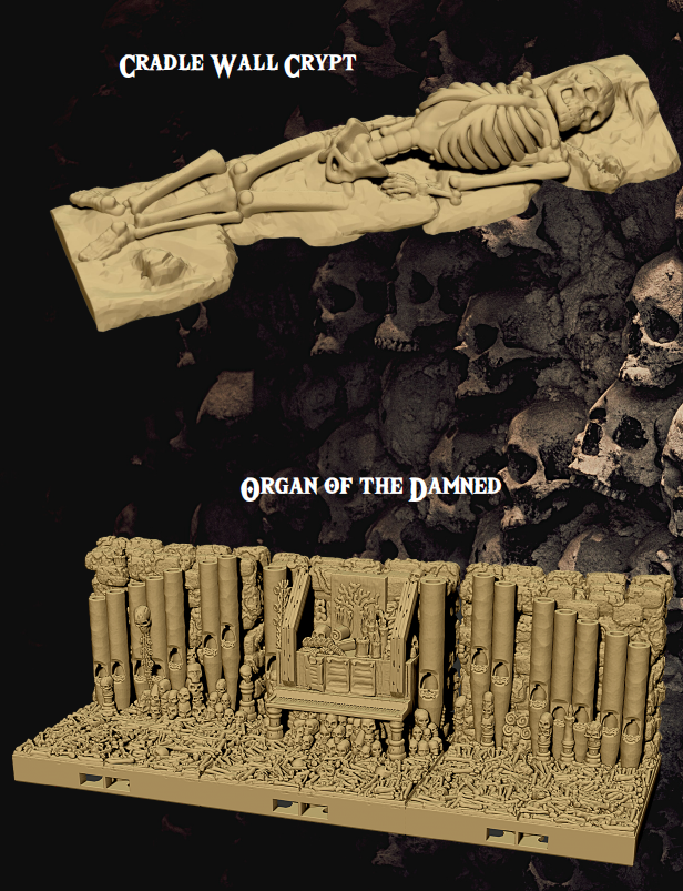 Catacombs Set 4 - Pathfinder - Dungeons & Dragons - RPG - Tabletop-Terrain - 28 mm / 1"- Aether Studios