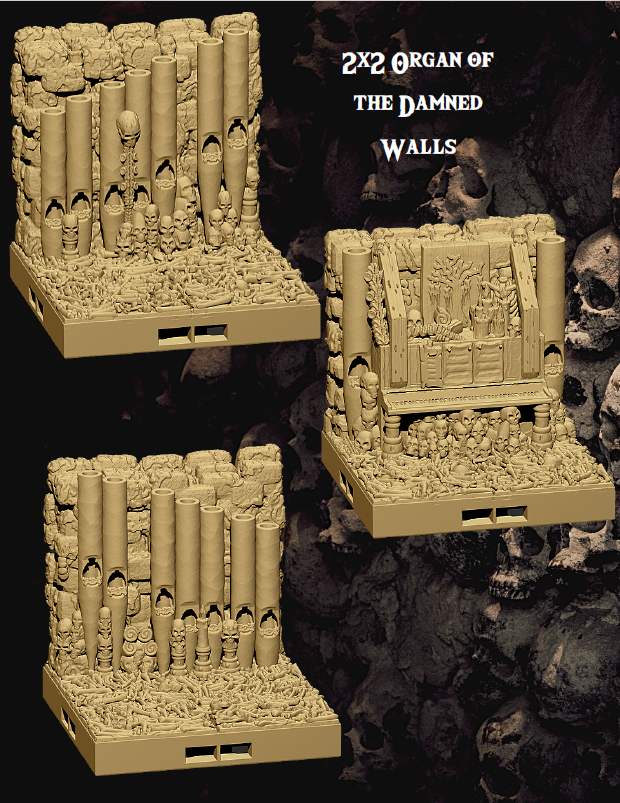 Catacombs Set 4 - Pathfinder - Dungeons & Dragons - RPG - Tabletop-Terrain - 28 mm / 1"- Aether Studios