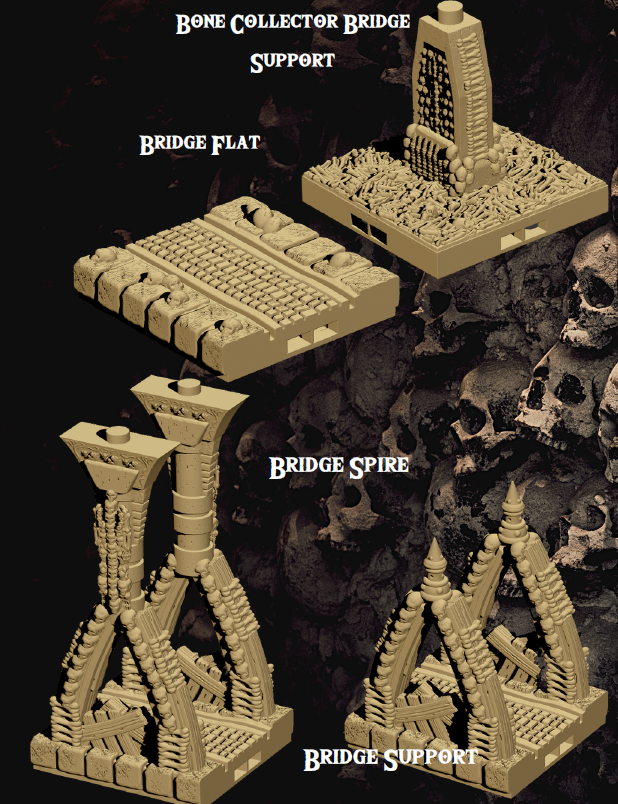 Catacombs Set 4 - Pathfinder - Dungeons & Dragons - RPG - Tabletop-Terrain - 28 mm / 1"- Aether Studios