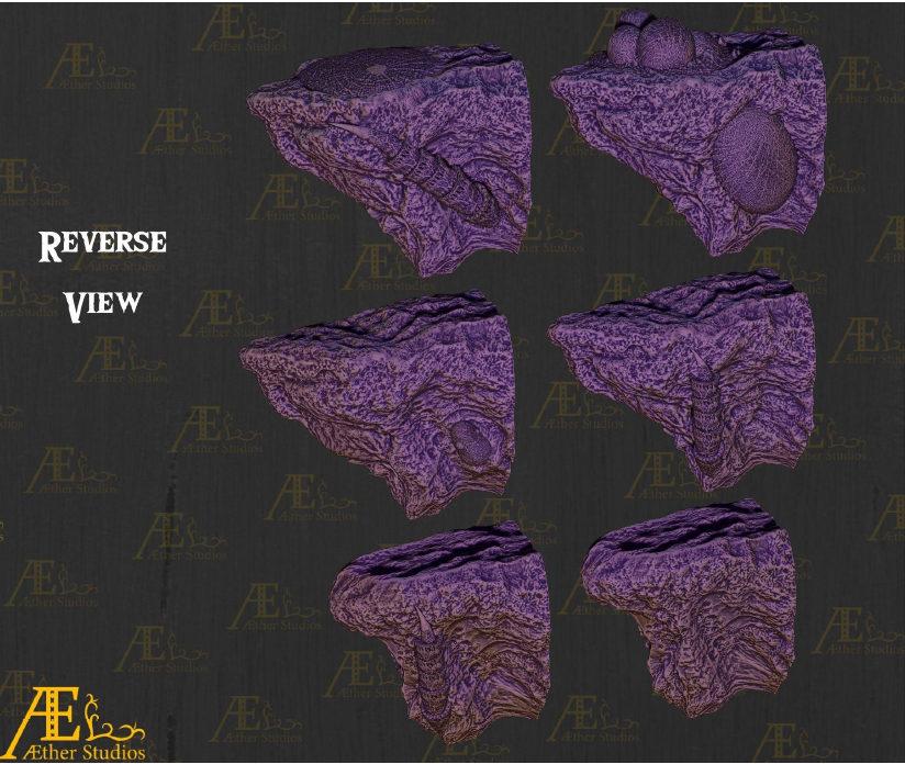 Caves II - Pathfinder - Dungeons & Dragons - RPG - Tabletop-Terrain - 28 mm / 1"- Aether Studios