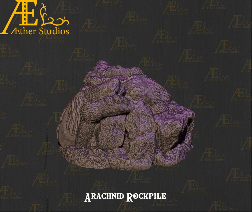 Caves II - Pathfinder - Dungeons & Dragons - RPG - Tabletop-Terrain - 28 mm / 1"- Aether Studios