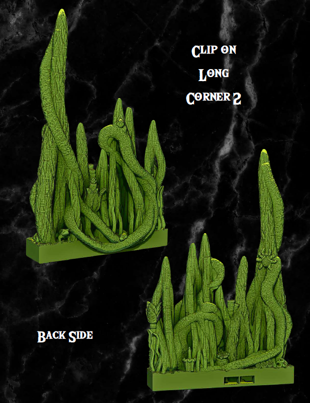 Clip on Banyan Jungles - Pathfinder - Dungeons & Dragons - RPG - Tabletop-Terrain - 28 mm / 1"- Aether Studios