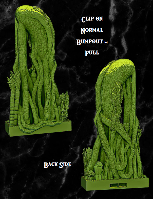 Clip on Banyan Jungles - Pathfinder - Dungeons & Dragons - RPG - Tabletop-Terrain - 28 mm / 1"- Aether Studios