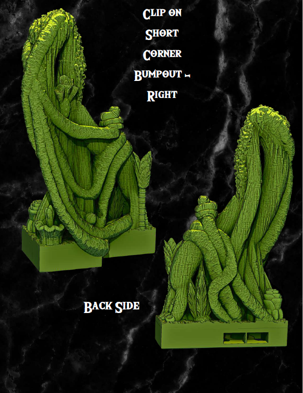 Clip on Banyan Jungles - Pathfinder - Dungeons & Dragons - RPG - Tabletop-Terrain - 28 mm / 1"- Aether Studios