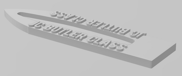 JC Butler Class - Ship Bases - Naval Miniature Bases