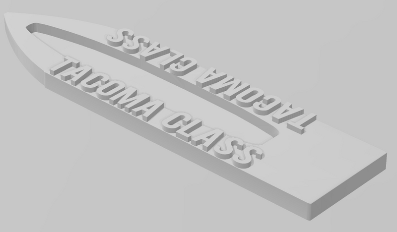 Tacoma Class - Ship Bases - Naval Miniature Bases