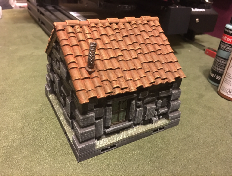 Gravekeeper's Shack (WHOLE SET) - Pathfinder - Dungeons & Dragons - RPG - Tabletop-Terrain - 28 mm / 1"- Aether Studios