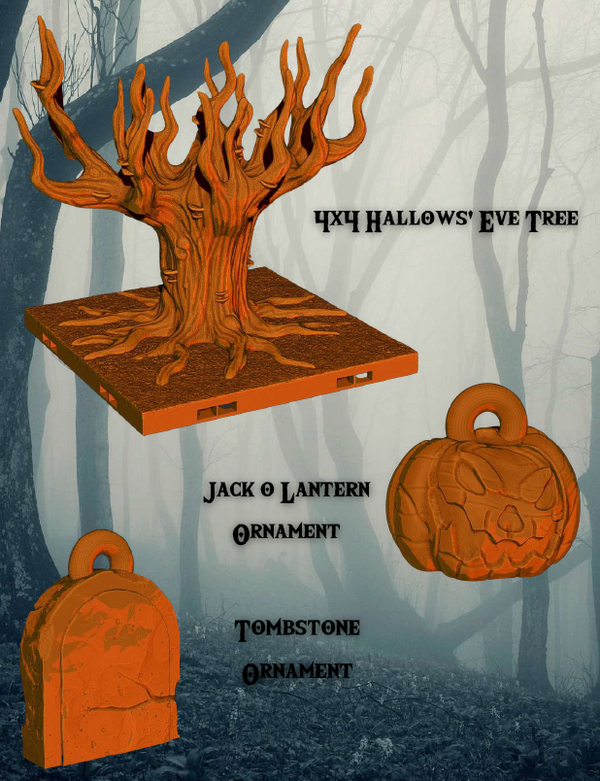 Hallows Eve Tree - Pathfinder - Dungeons & Dragons - RPG - Tabletop-Terrain - 28 mm / 1"- Aether Studios