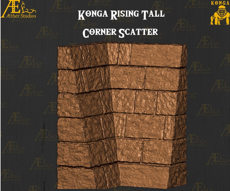 Konga Set 1 - Pathfinder - Dungeons & Dragons - RPG - Tabletop-Terrain - 28 mm / 1"- Aether Studios