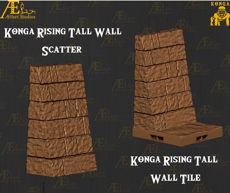 Konga Set 1 - Pathfinder - Dungeons & Dragons - RPG - Tabletop-Terrain - 28 mm / 1"- Aether Studios